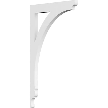 Ekena Millwork Legacy Architectural Grade PVC Bracket, 5/8"W X 8"D X 14"H BKTP01X08X14LE